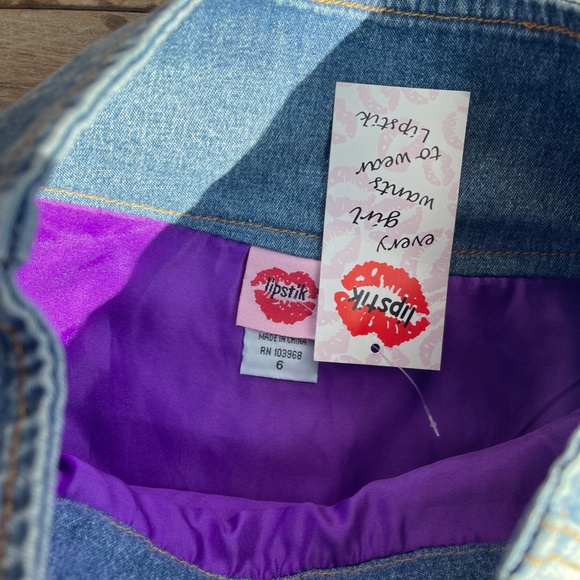 NWT/NWOT/EUC LIPSTIK GIRLS Lot of 6 items Purple Leopard Fur Size 6/6X - Picture 2 of 12